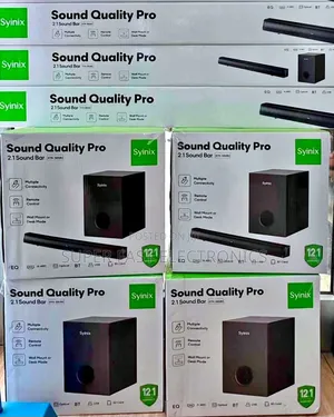 Syinix Sound Bar Sound Quality Pro 2.1 – Powerful Bass | Bluetooth