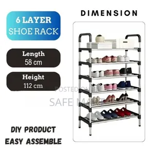 6 Layer Shoe Rack