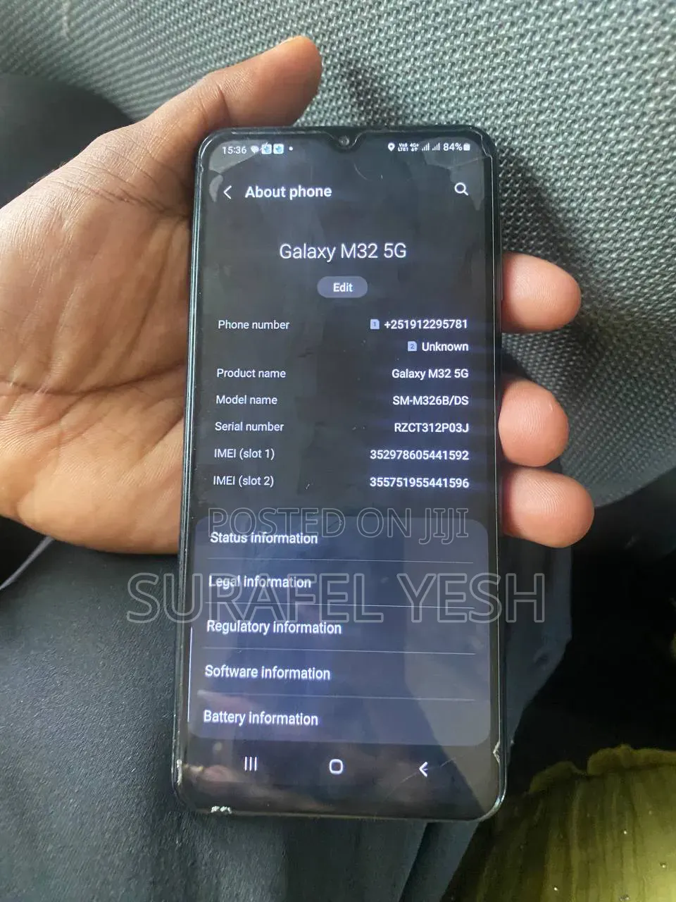 Samsung Galaxy M32 5G 128 GB Gray