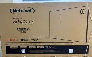National 65 Inch TV QLED UHD Smart TV – webOS Hub Dolby Audio