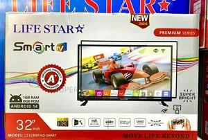 LifeStar 32 Inch TV Smart Android 14 LED TV – SMART | Frameless Design