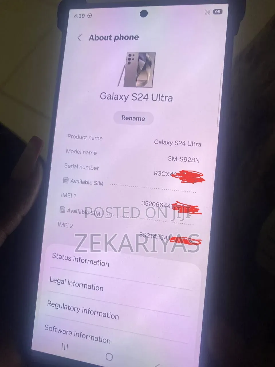 Samsung Galaxy S24 Ultra 512 GB Gray