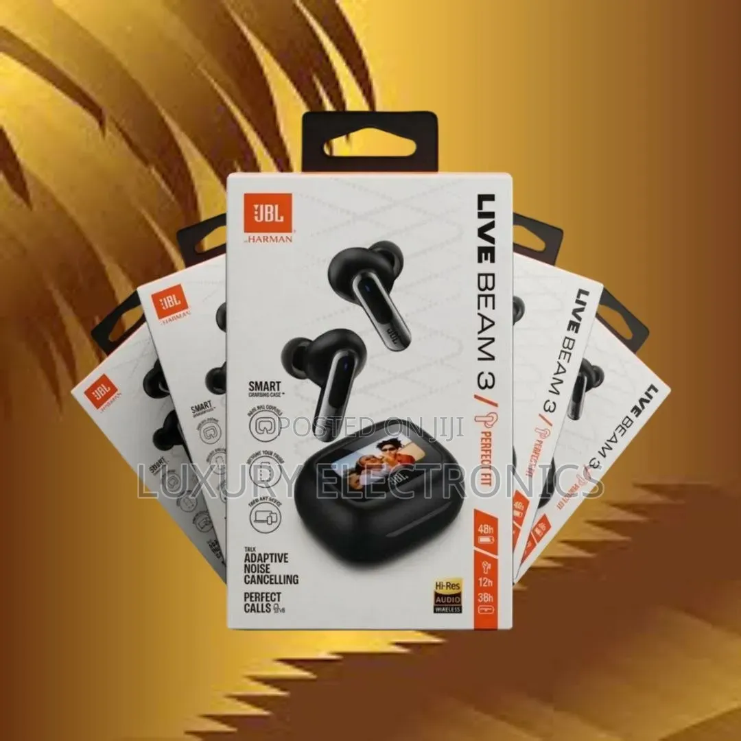JBL Live Beam 3 TWS: Estojo Inteligente Com Tela