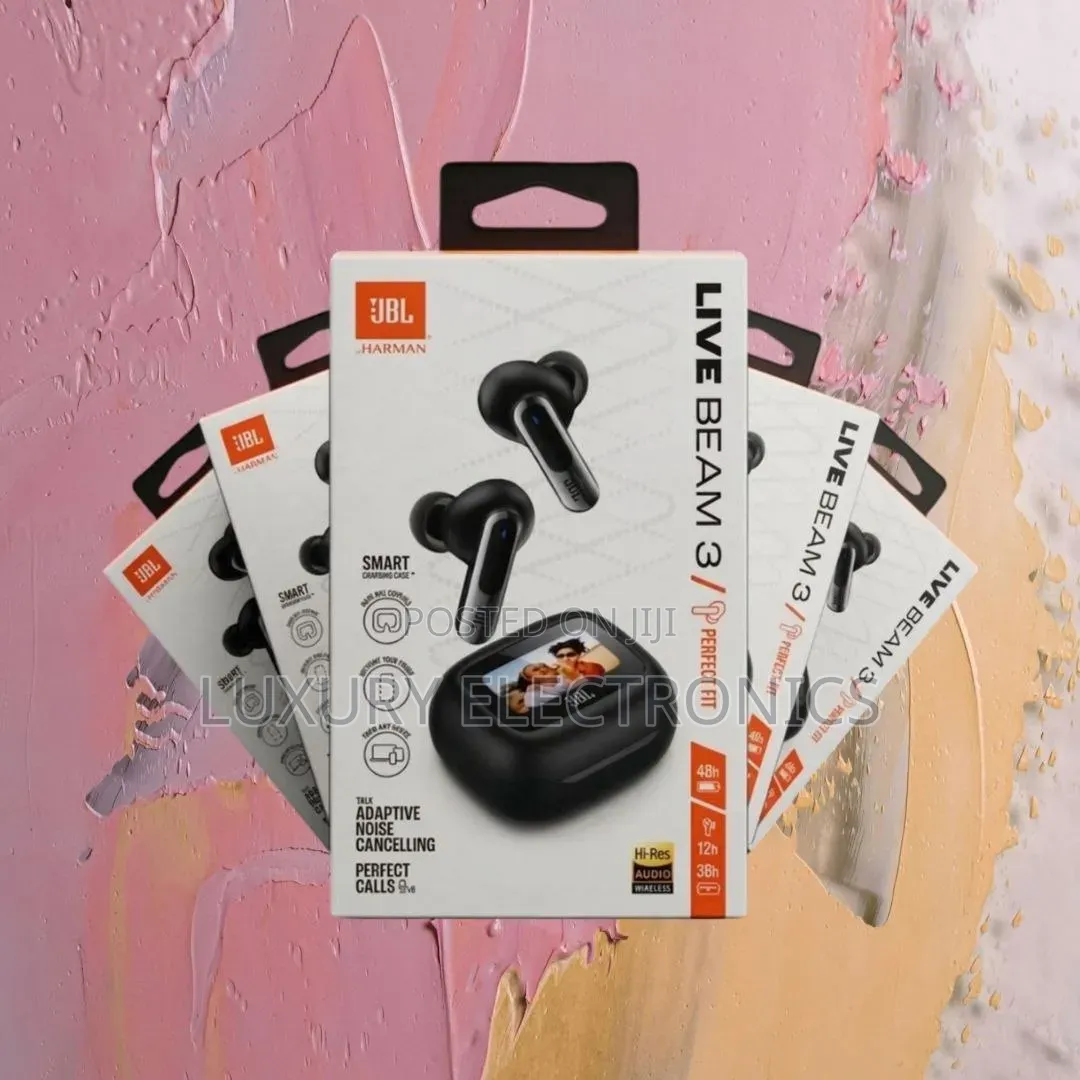 JBL Live Beam 3 Earbuds: Chamadas Claras 6 Mics