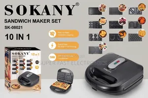 SOKANY Sandwich Maker 10-in-1 Set – Multi-Function Snack Maker | Grill