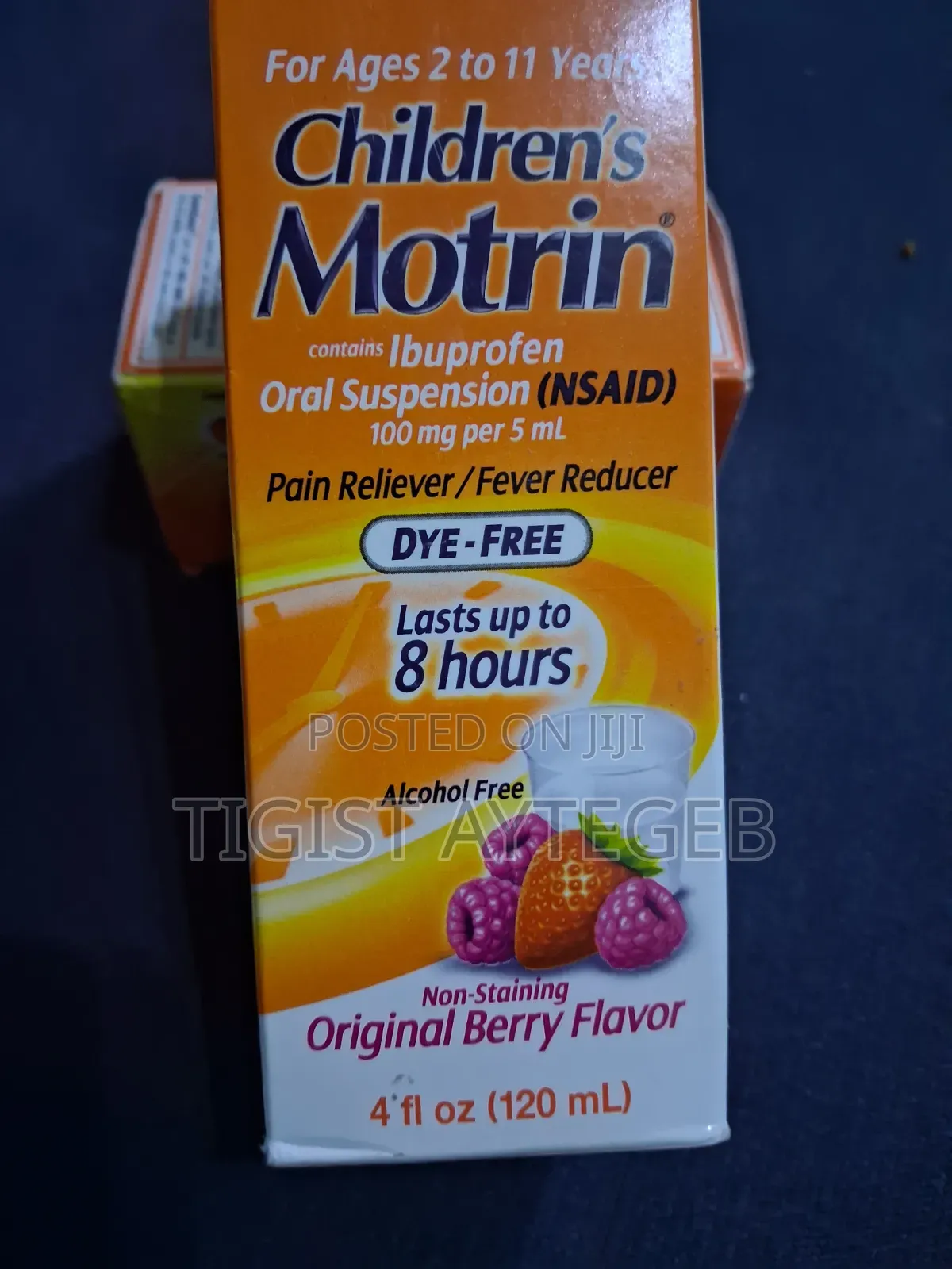 Children's Motrin Fever Reducer and Pain Reliver