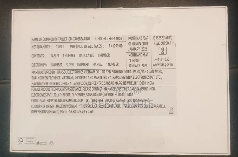 New Samsung Galaxy Tab S10 Lite 128 GB