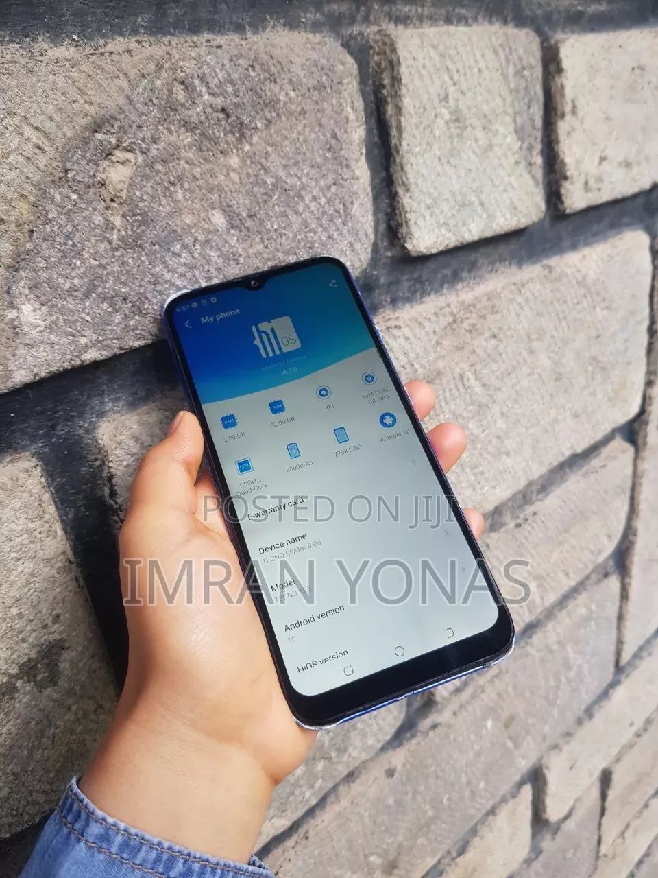 Tecno Spark 6.0 64 GB Blue