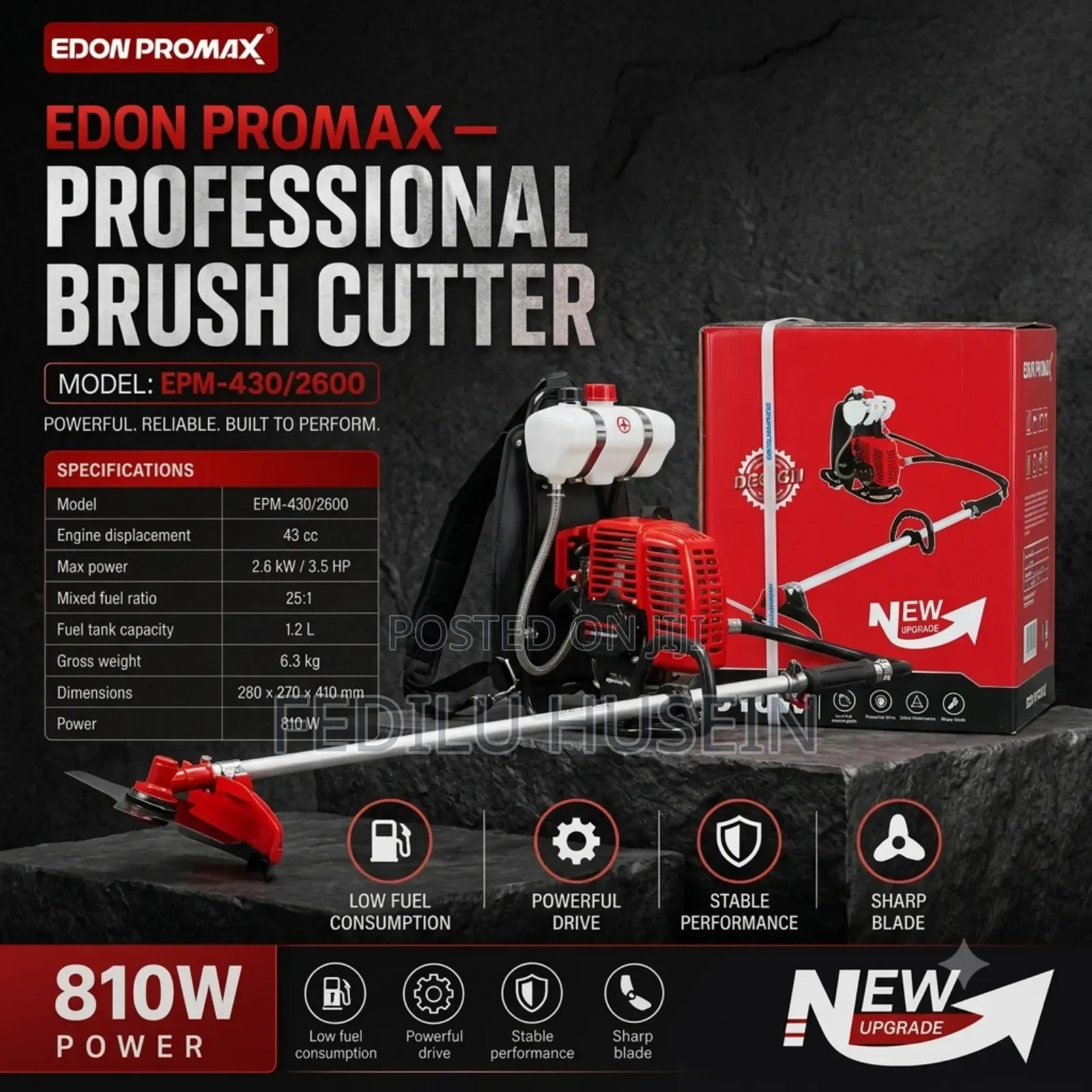 Eden Gasoline Grass Cutter/Trimmer