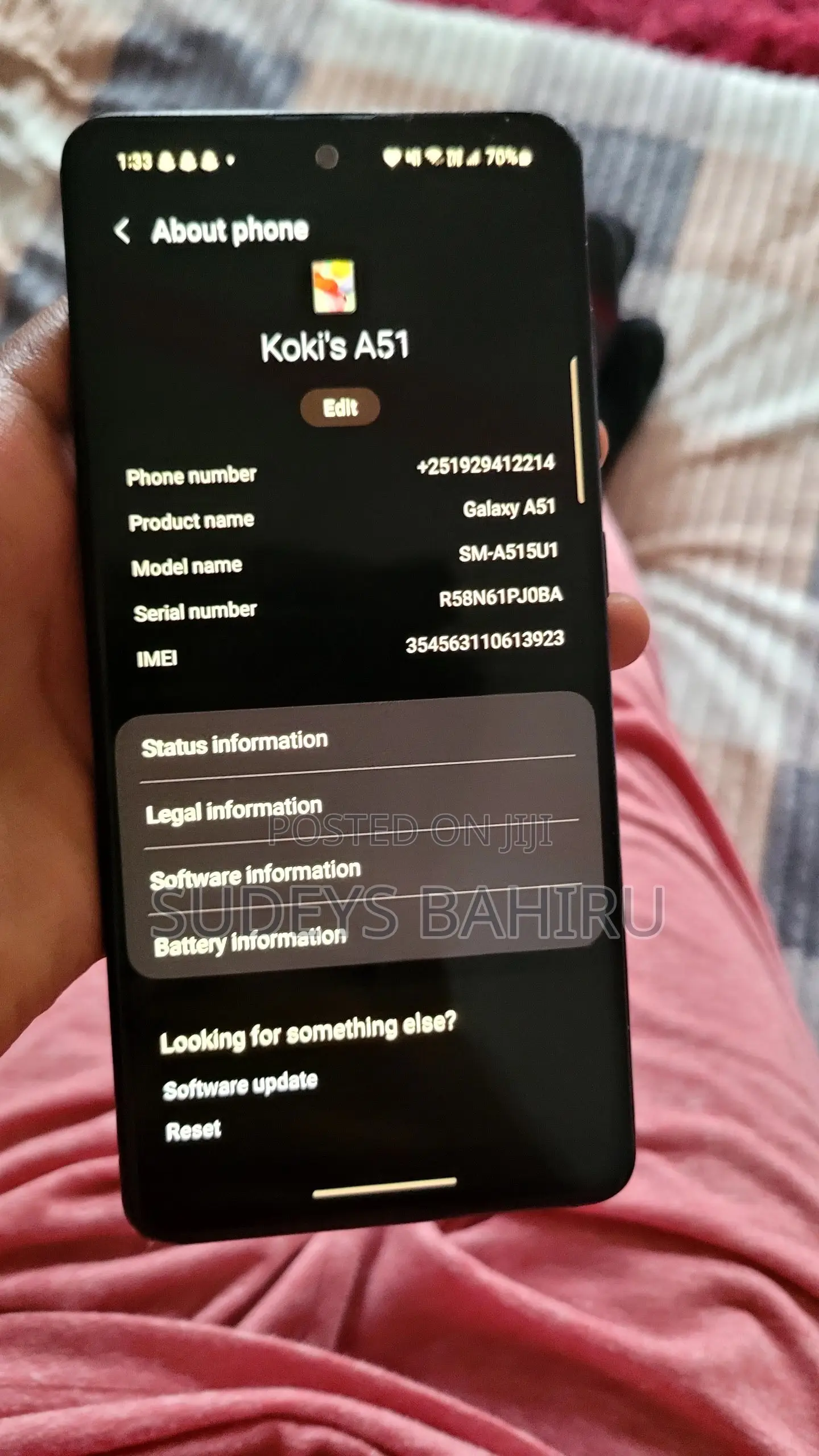 Samsung Galaxy A51 5G 128 GB Graphite