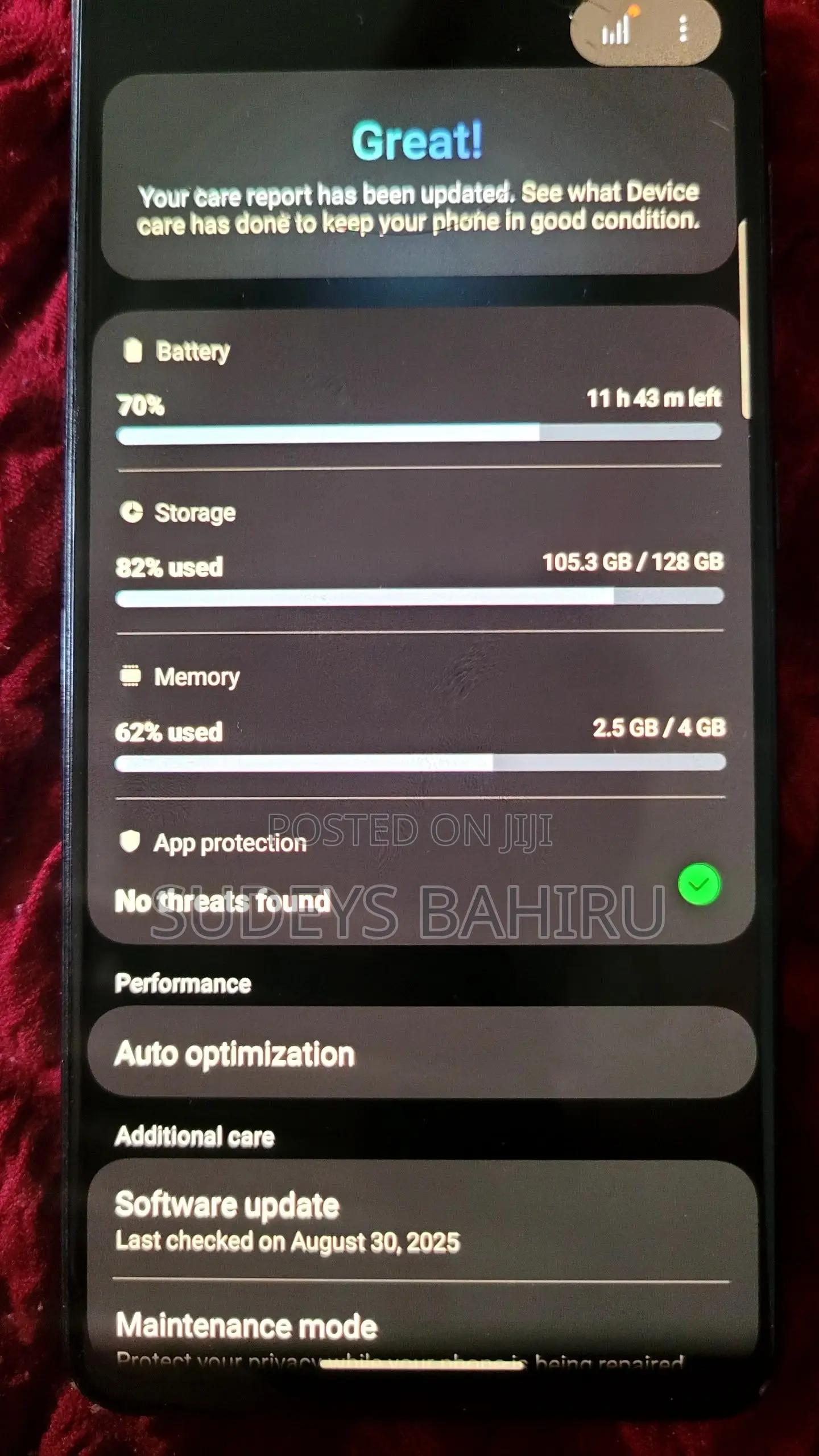 Samsung Galaxy A51 5G 128 GB Graphite