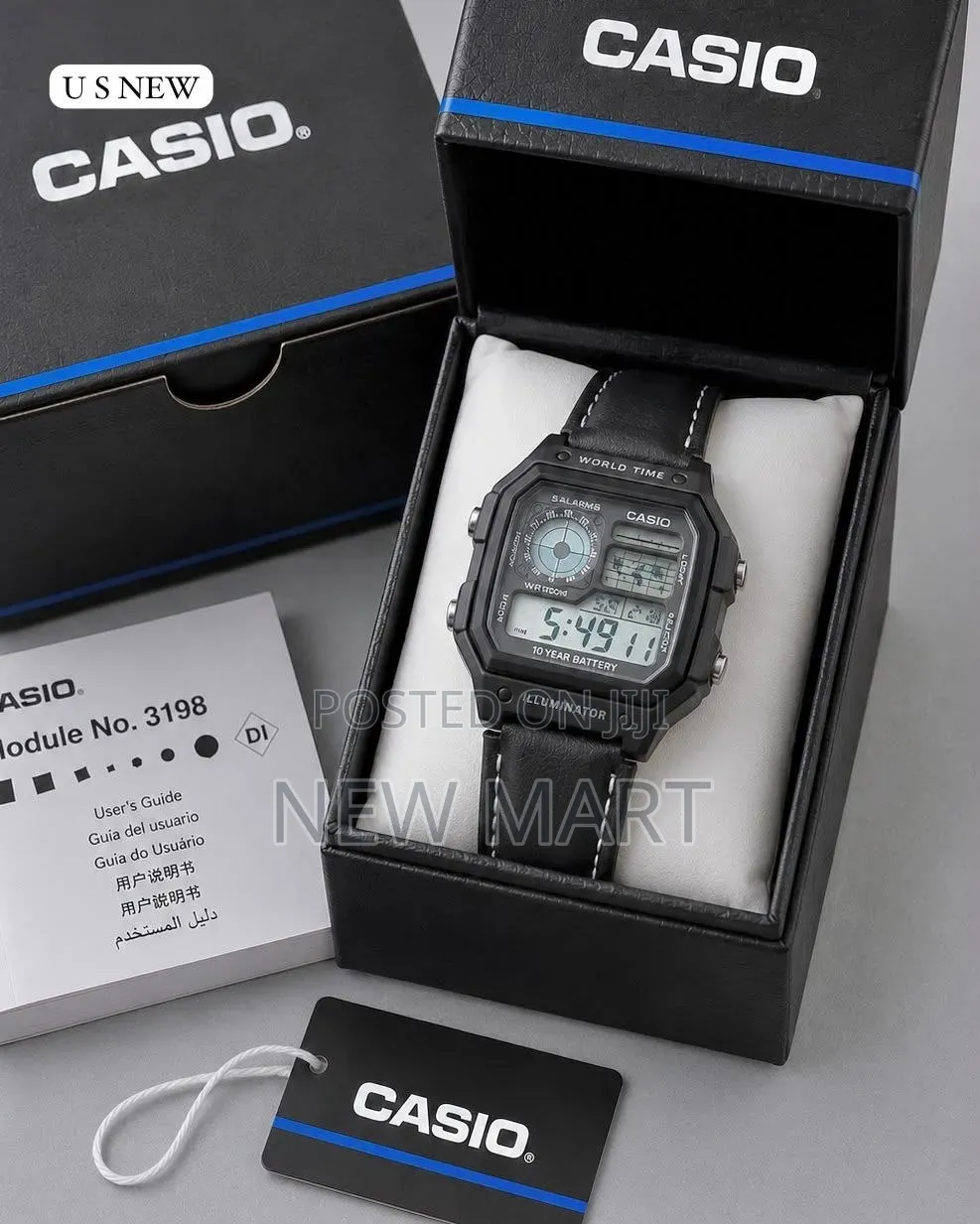 Casio World Time Digital Watch