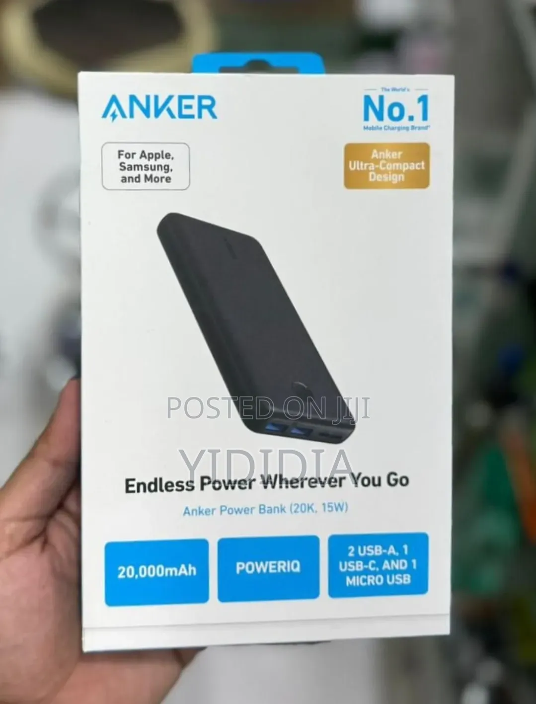 Anker Power Bank 20,000mAh — 15W