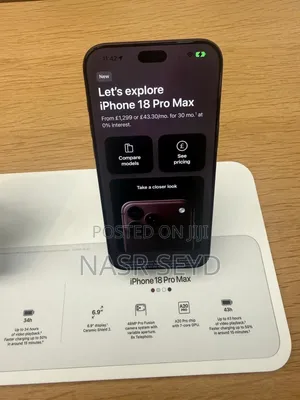New Apple iPhone 18 Pro Max 256 GB