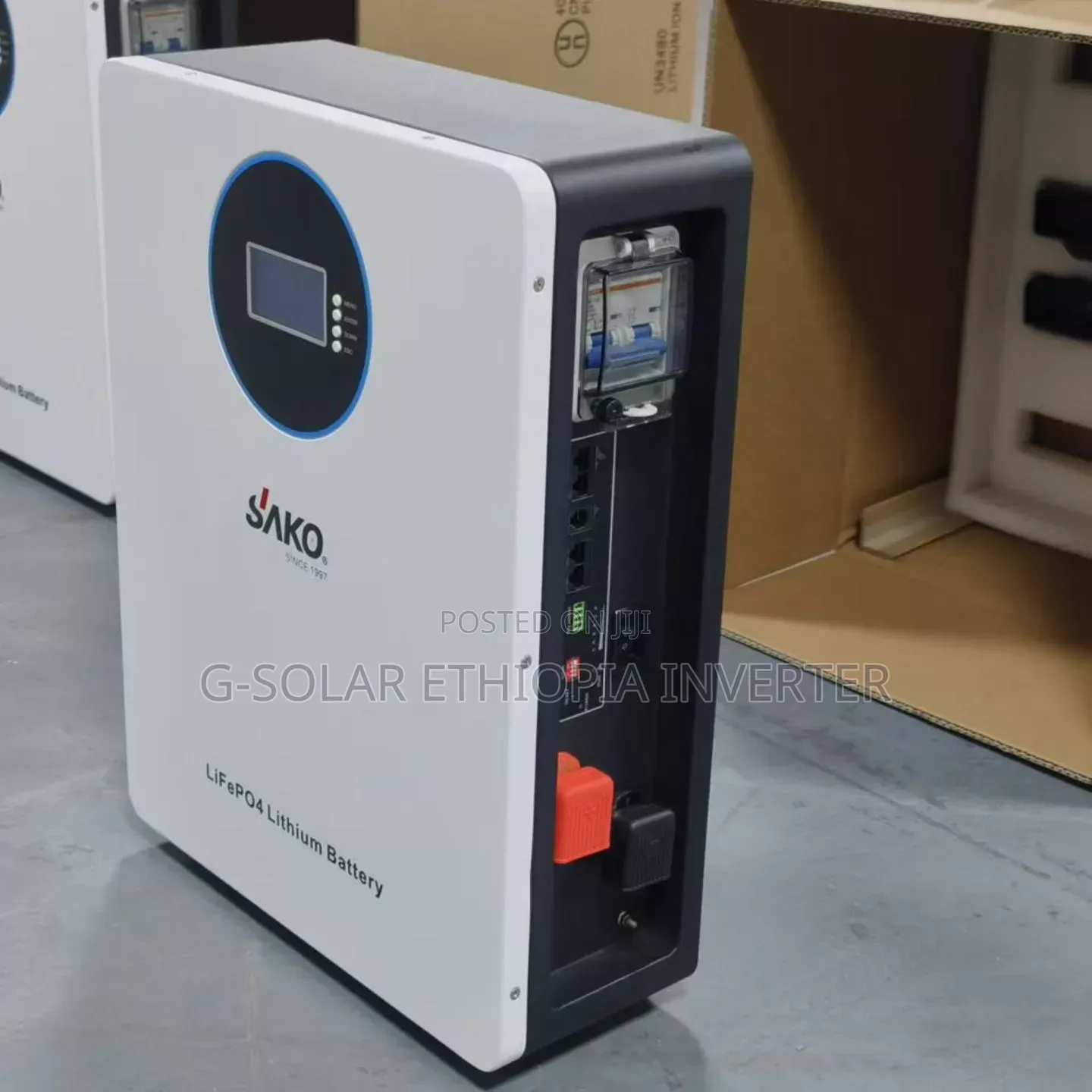6.5kw Solar Power System - 6.5kw Inverter + 5.12kwh Lifepo4 Battery