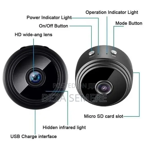 Affordable A9 Mini WiFi CCTV Hidden Camera 1080p