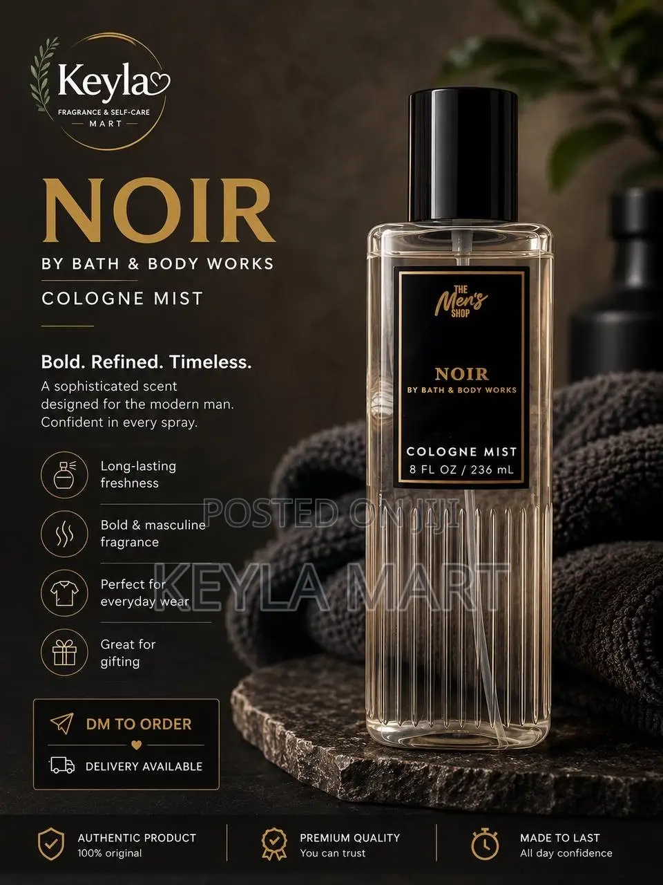 Bath Body Works Cologne Mist Noir