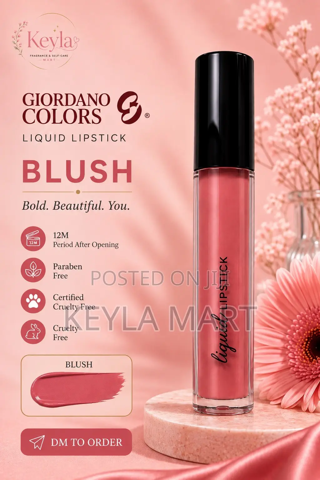 Lipstick Giordano Colors Blush Shade