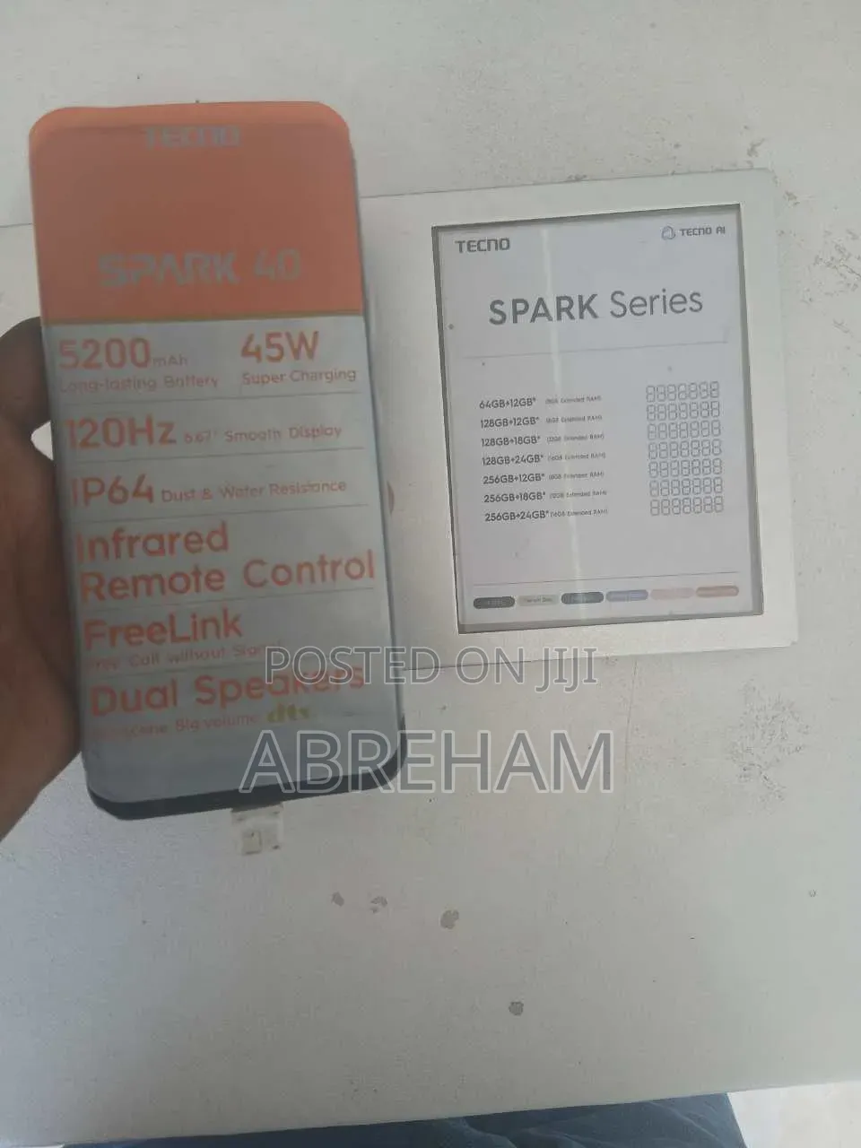 New Tecno Spark 40 128 GB Black