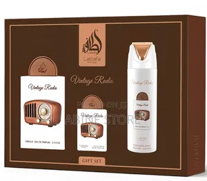 Lattafa Vintage Radio 4-in-1 Luxury Perfume Gift Set - Original