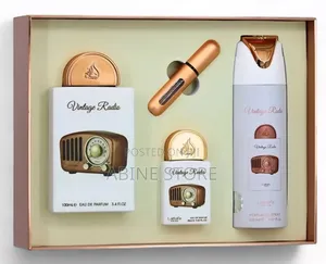 Lattafa Vintage Radio 4-in-1 Luxury Perfume Gift Set - Original