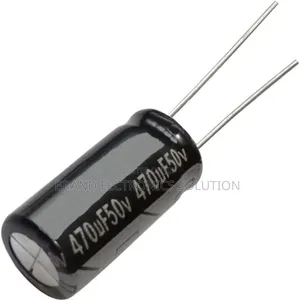 470 μF, 50V Radial Electrolytic Capacitor.