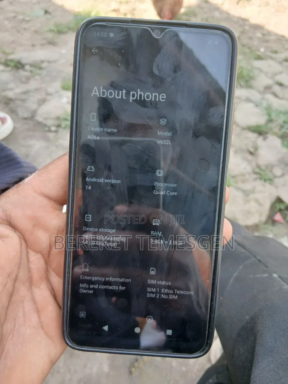 Itel A06 64 GB Black