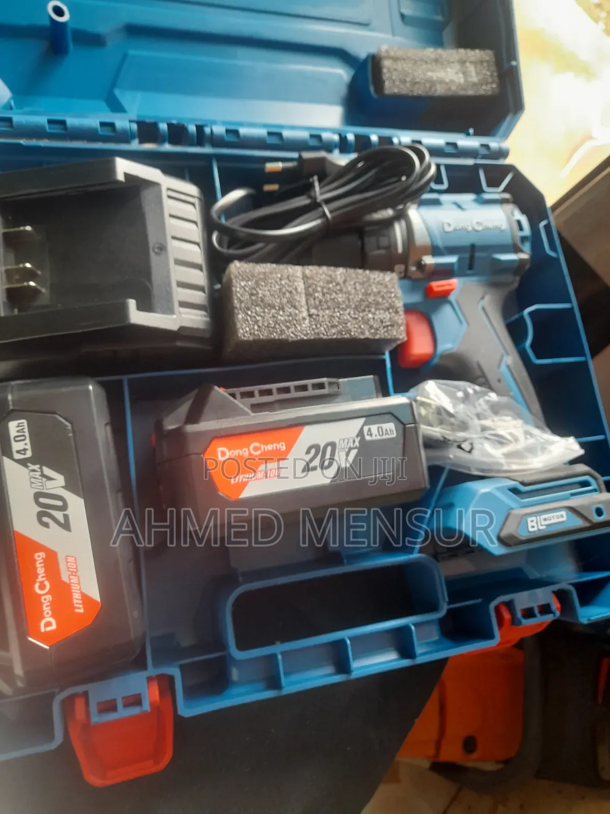 Cordless Brushless Driver Drill 500W 60N 4.0 Ah