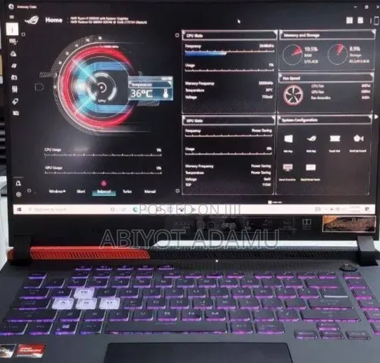 New Laptop Asus ROG Strix G16 G614 16GB AMD Ryzen 9 SSD 512GB
