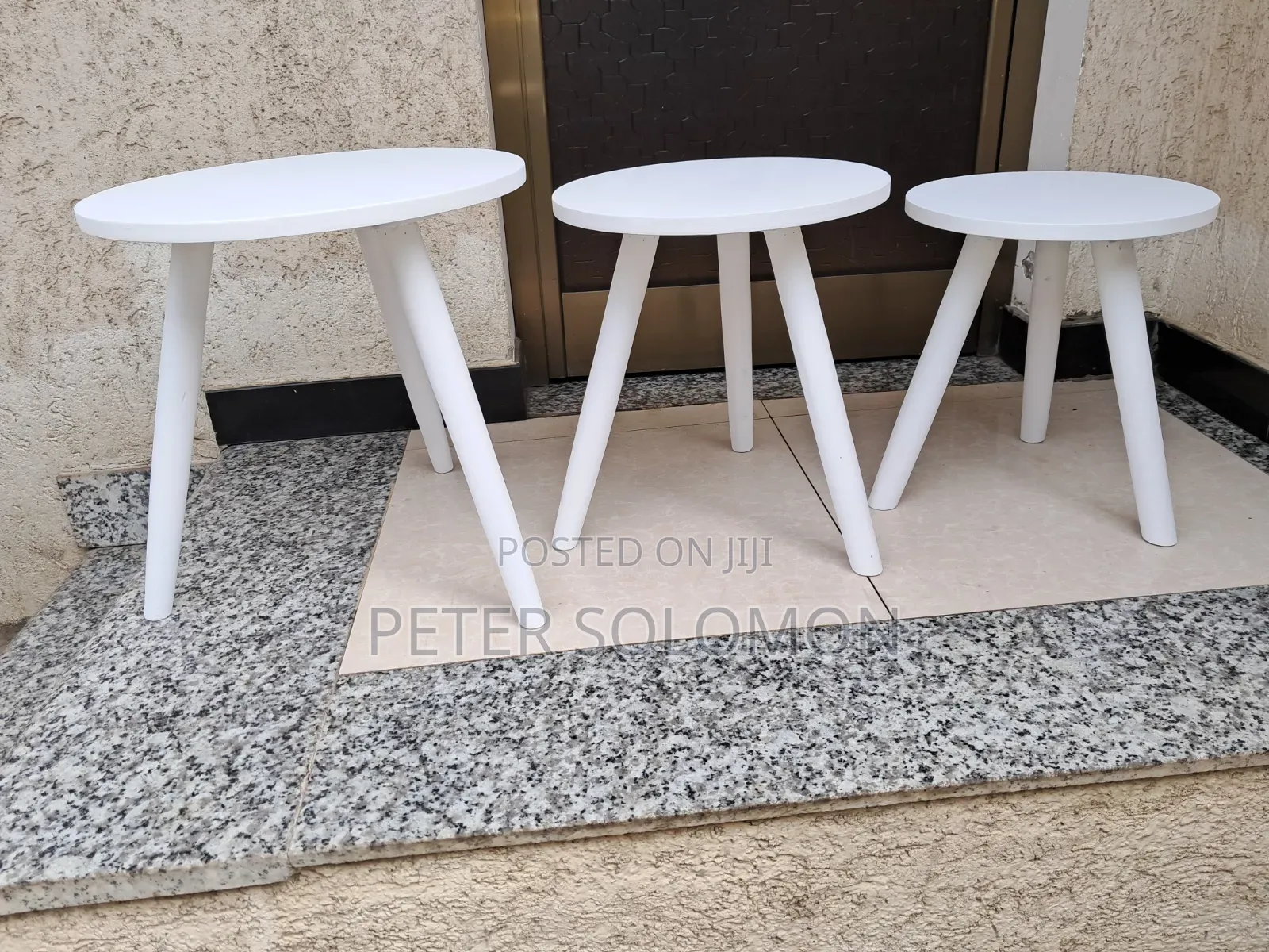 Wooden Patterned Coffee Table Sets