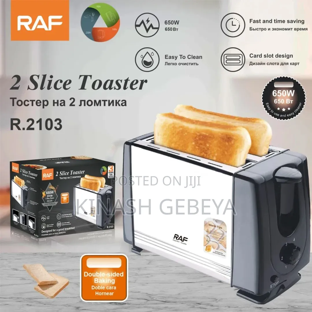 Raf Top Quality Slice Toaster(650watt)
