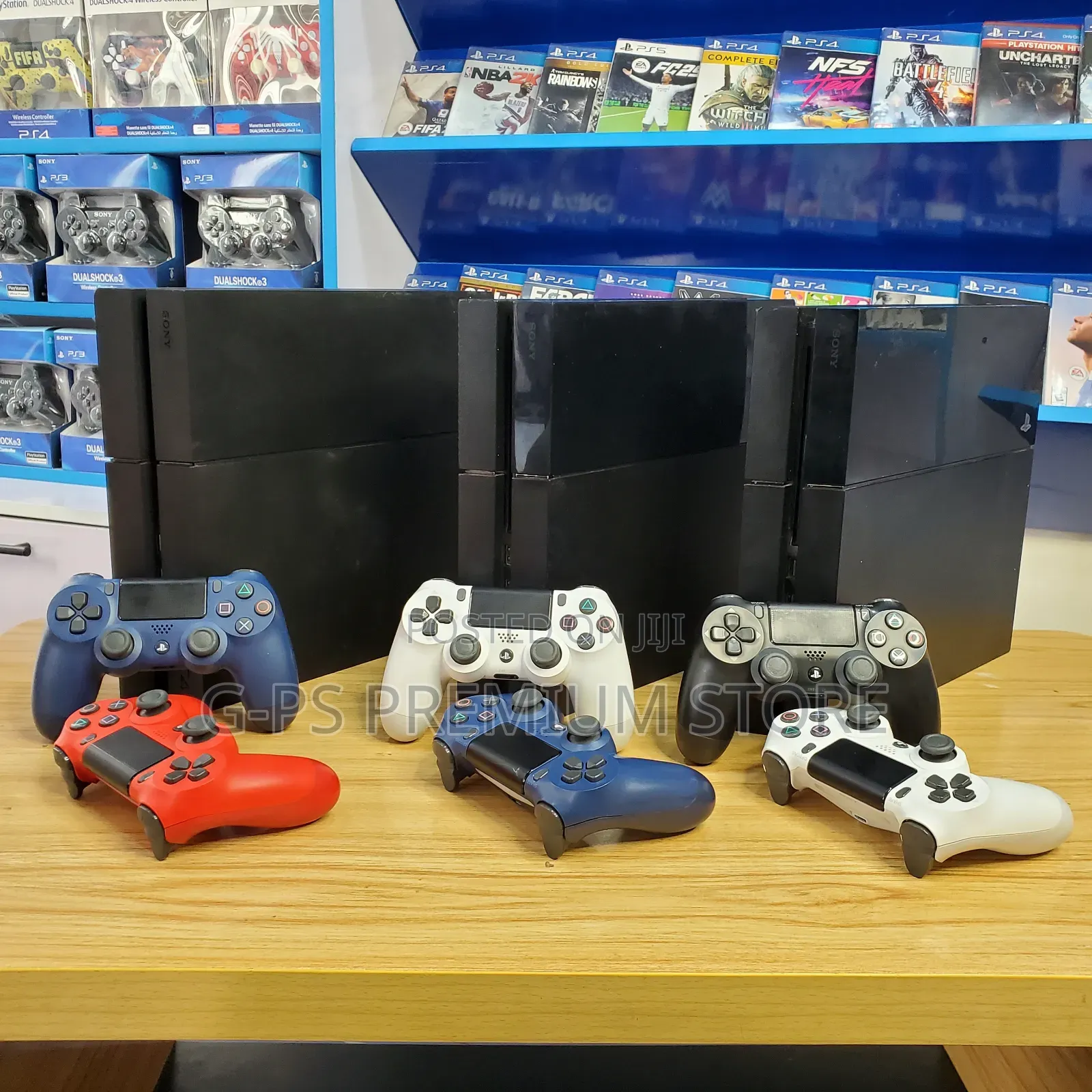 PS4 Fat Jailbreak FC 27 + 10 Games ዋስትና ያለው በፈለጉት GB መርጠው መውሰድ ይችላሉ