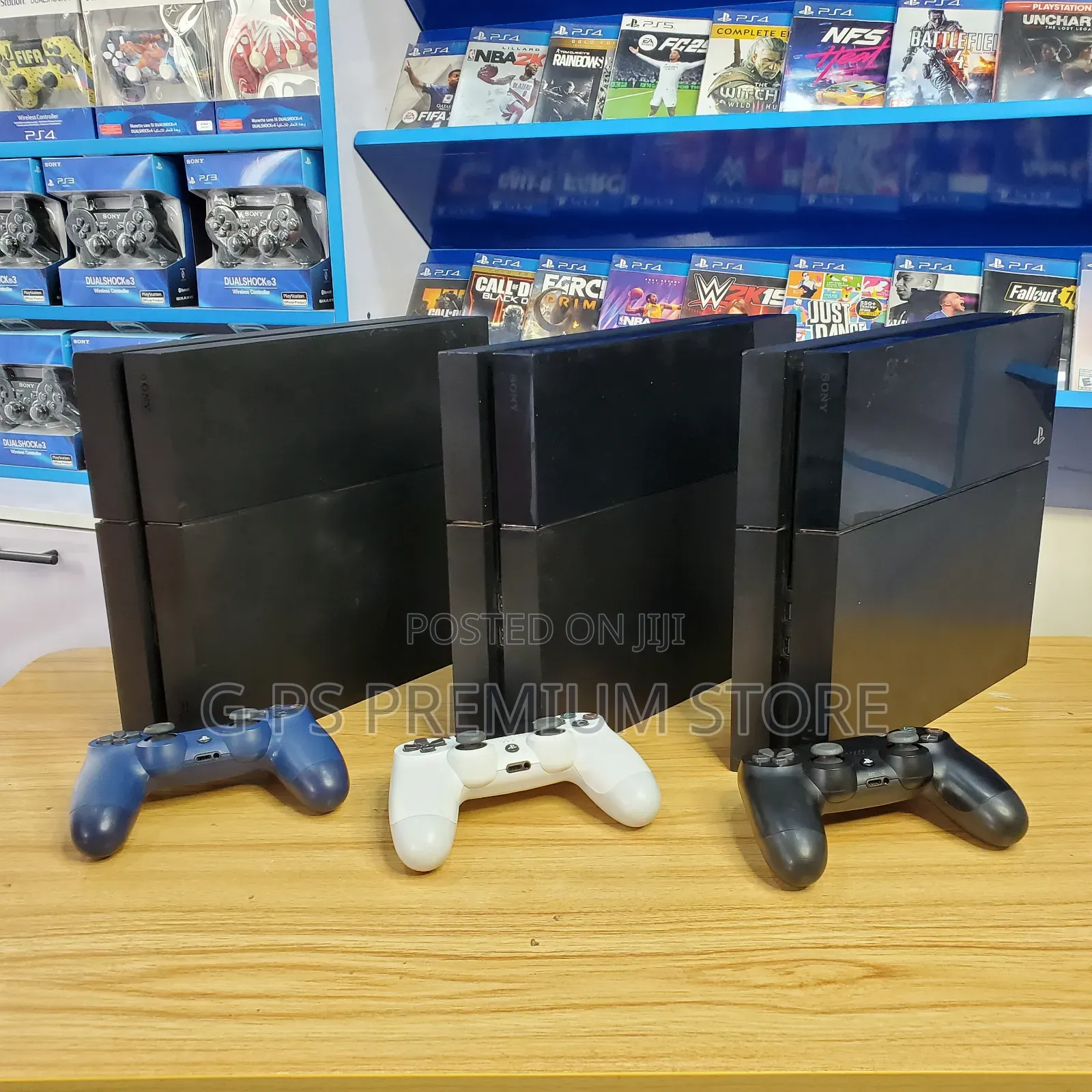 PS4 Fat Jailbreak FC 27 + 10 Games ዋስትና ያለው በፈለጉት GB መርጠው መውሰድ ይችላሉ