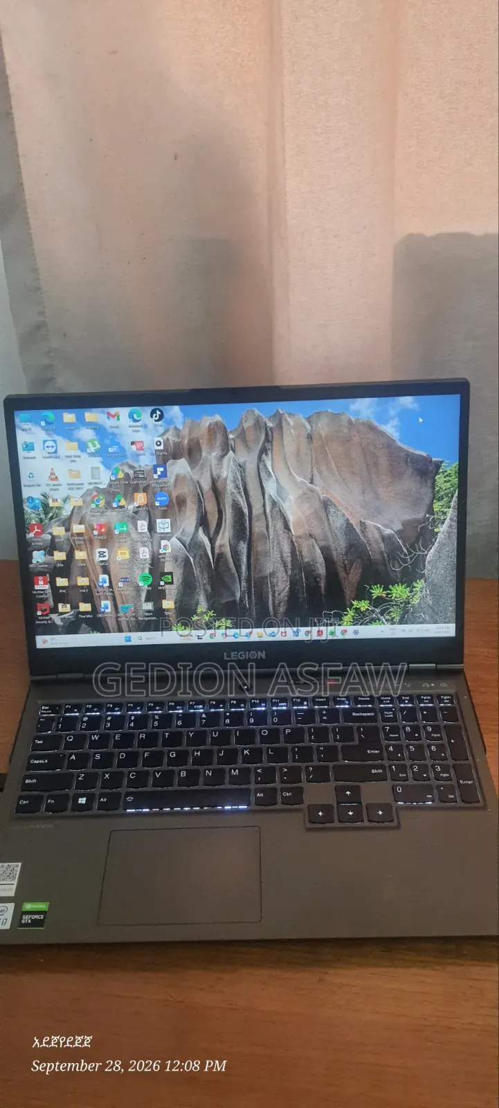 Laptop Lenovo Legion 5i 16GB Intel Core 7 HDD+SSD 1T