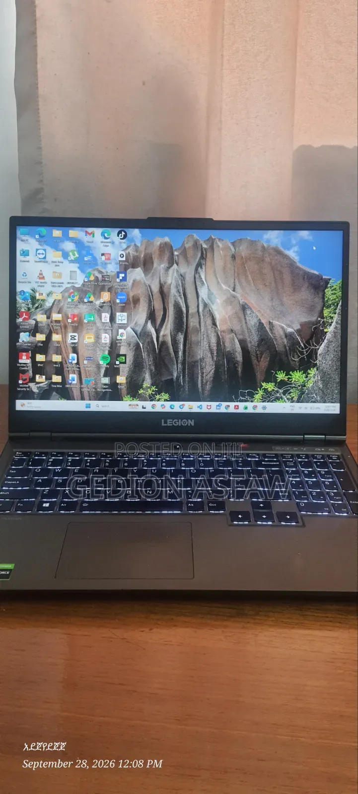 Laptop Lenovo Legion 5i 16GB Intel Core 7 HDD+SSD 1T