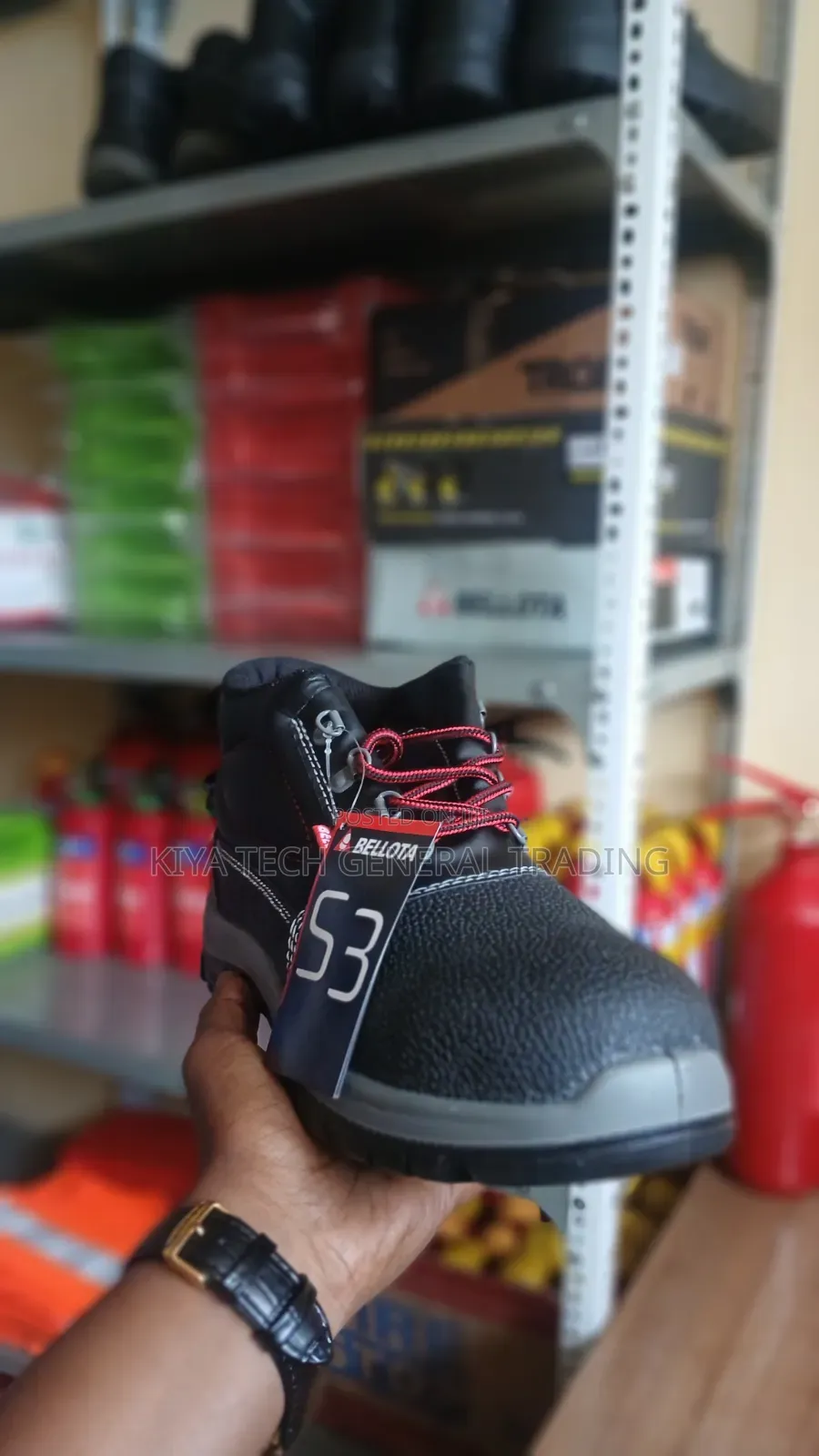Safety Shoe ሴፍቲ ጫማ 👟 for Mechanics, Construction&industry Workers