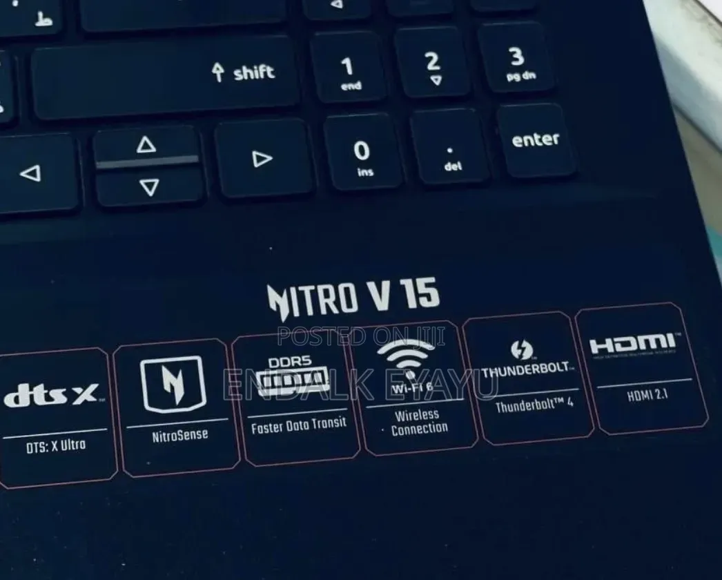New Laptop Acer Nitro V 15 16GB AMD Ryzen 5 SSD 512GB