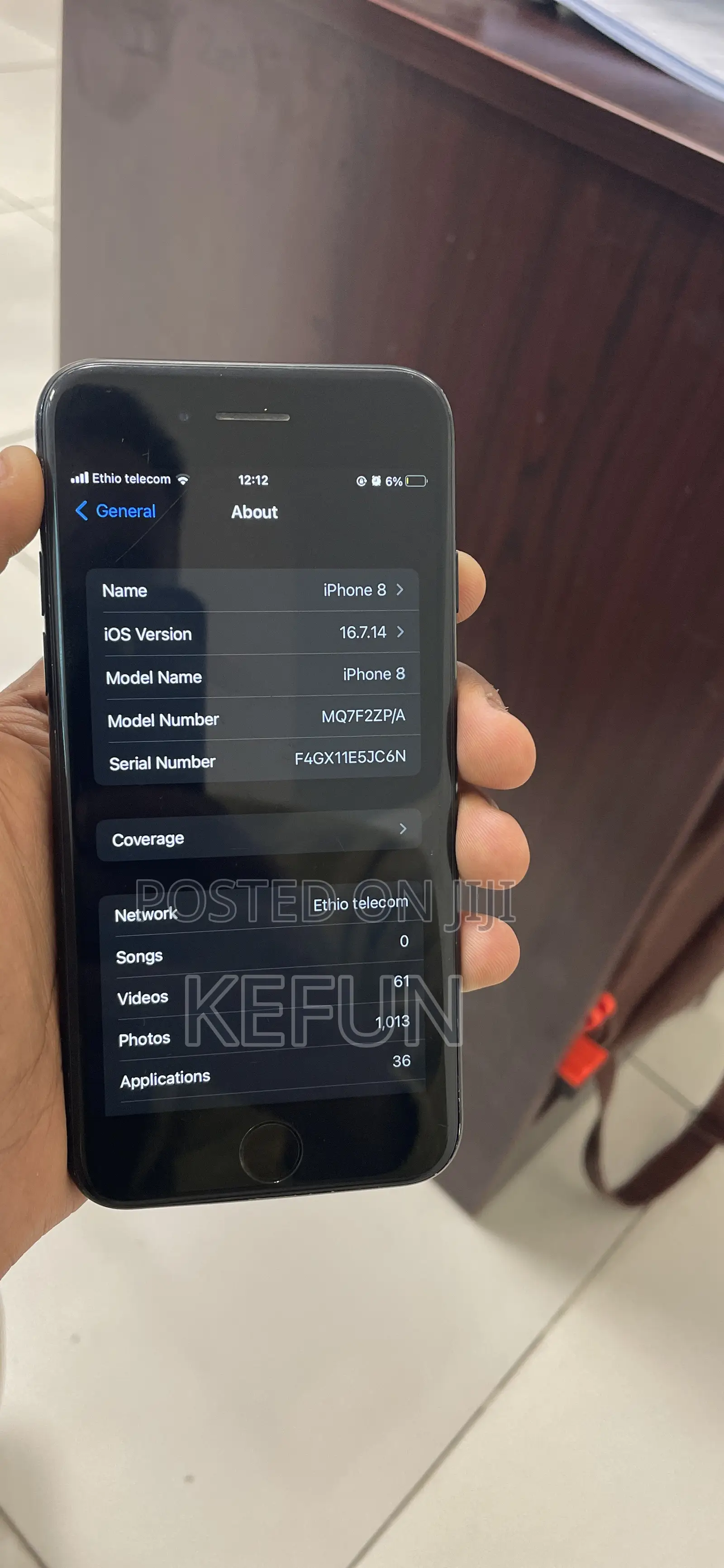 Apple iPhone 8 256 GB Black