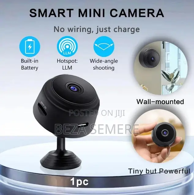 Compact Wireless IP Camera – Micro Wi-Fi Video Recorder for Doors