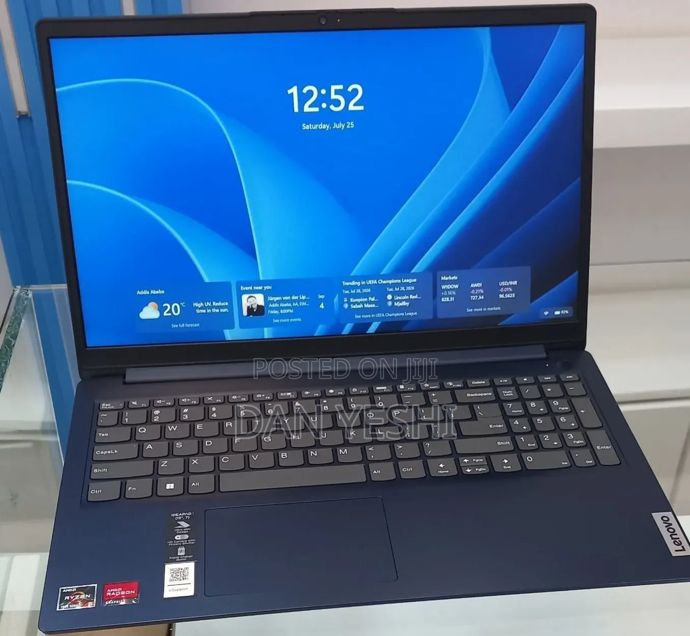New Laptop Lenovo IdeaPad 1 8GB AMD Ryzen 5 SSD 256GB