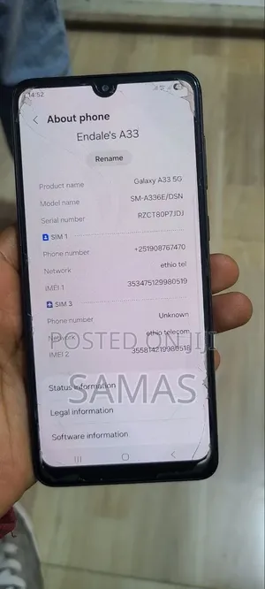 Samsung Galaxy A33 5G 128 GB Black