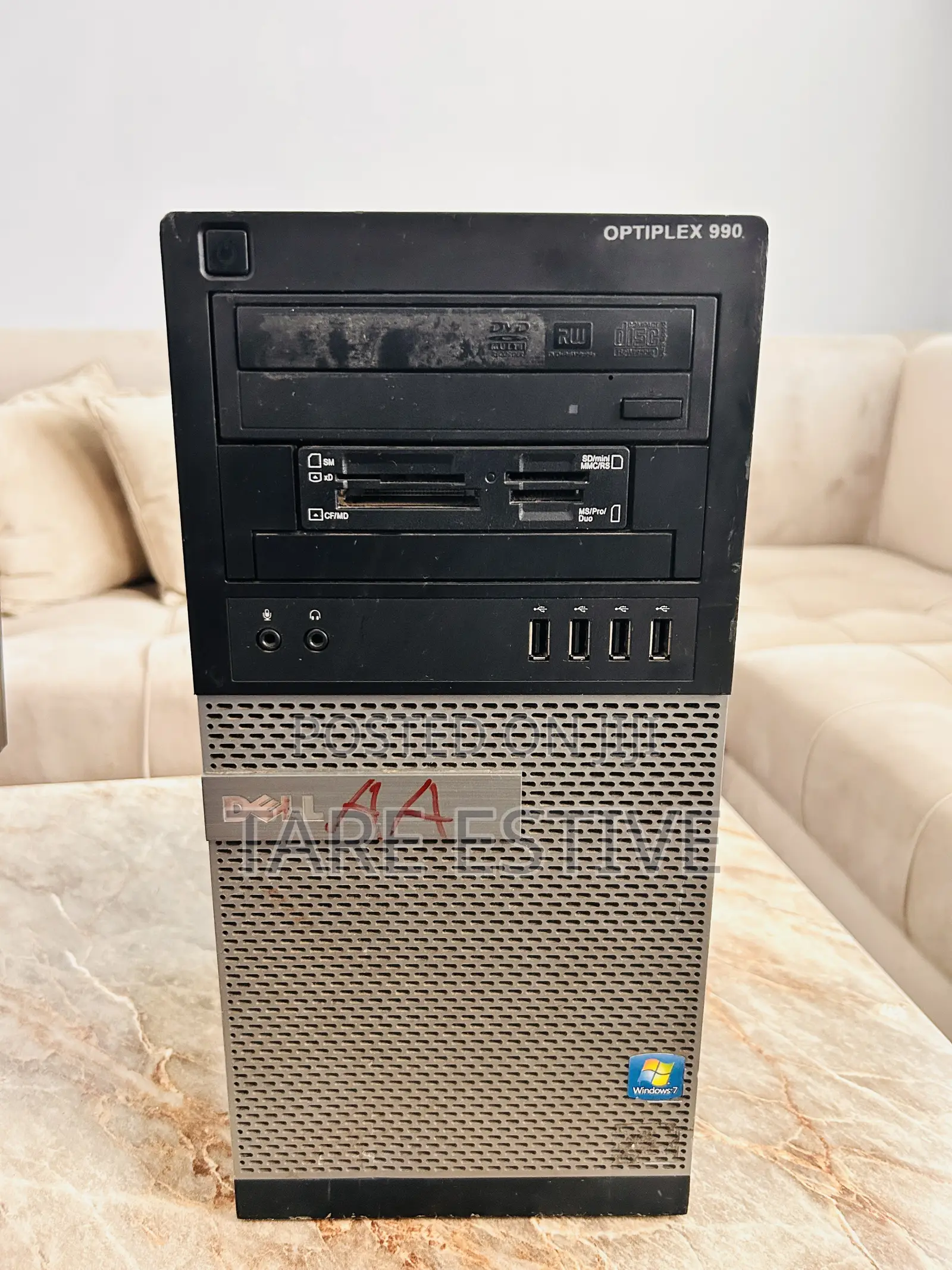 Desktop Computer Dell OptiPlex 390 12GB Nvidia HDD 500GB