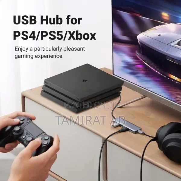 UGREEN 4-Port USB 3.0 Hub (1.5m Cable) — 5Gbps High-Speed