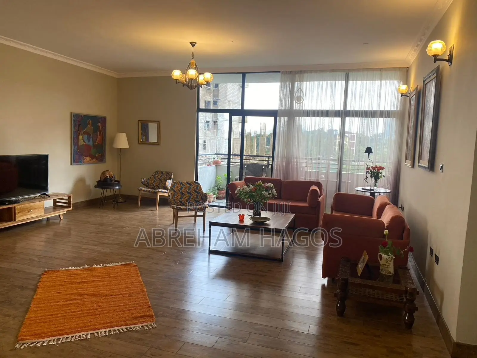 Furnished 3bdrm Apartment in Kirkos for rent
