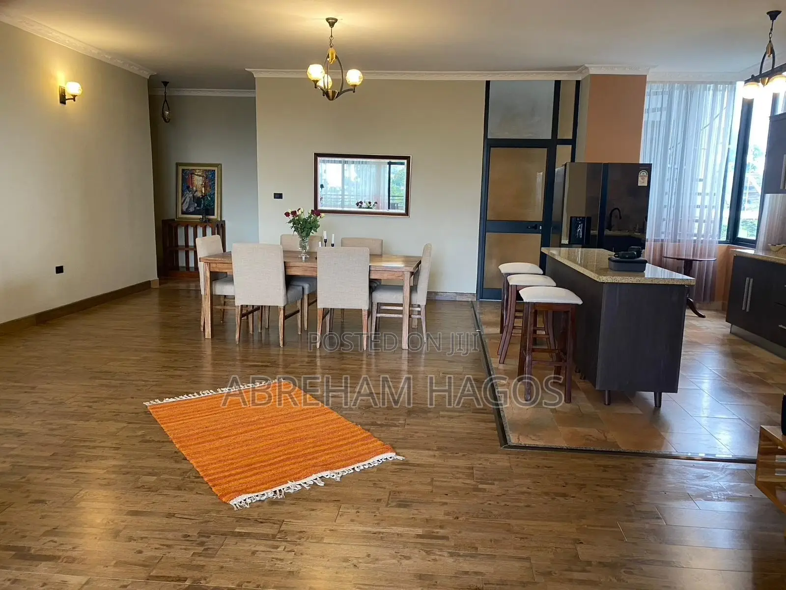 Furnished 3bdrm Apartment in Kirkos for rent