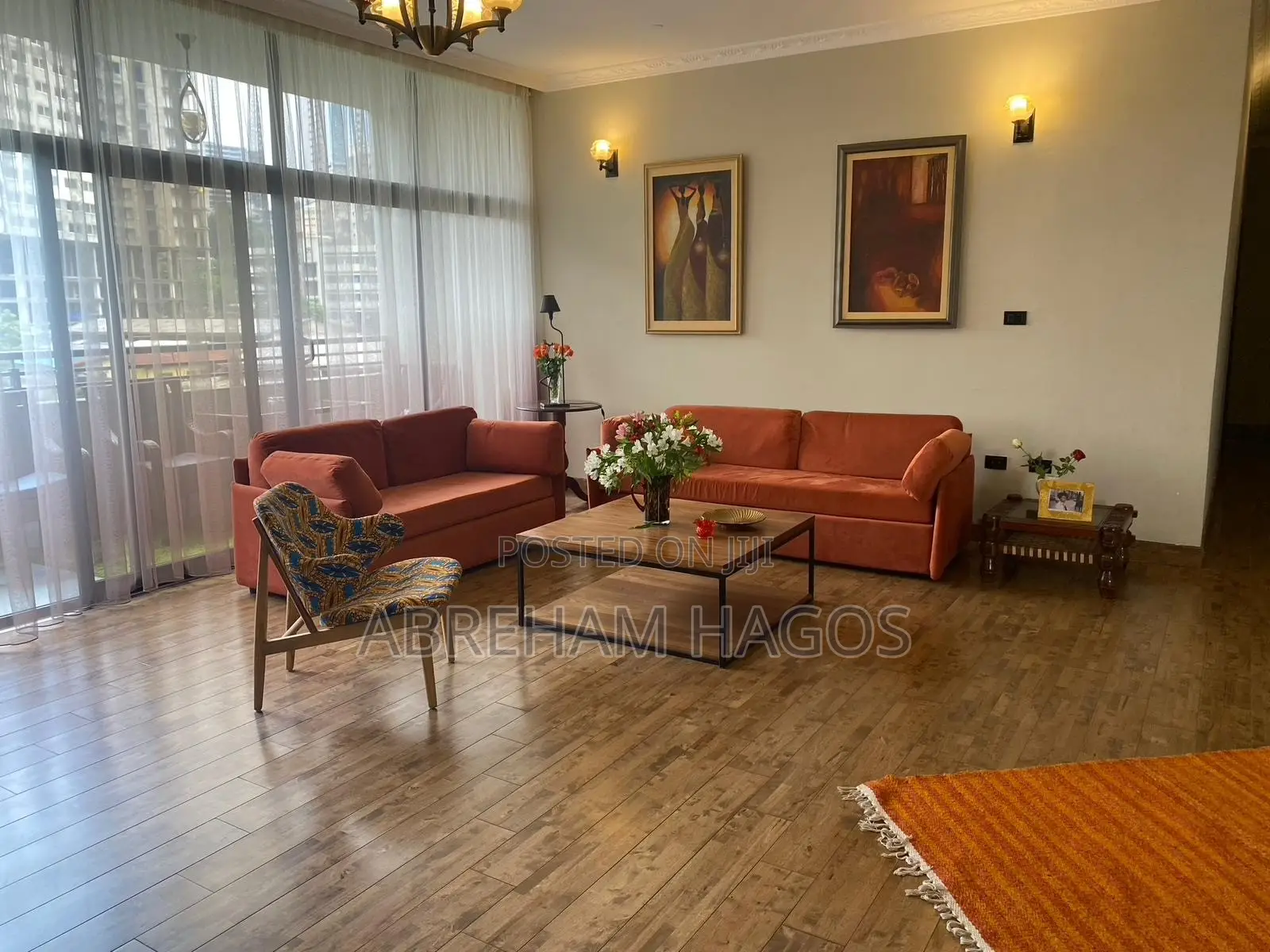 Furnished 3bdrm Apartment in Kirkos for rent