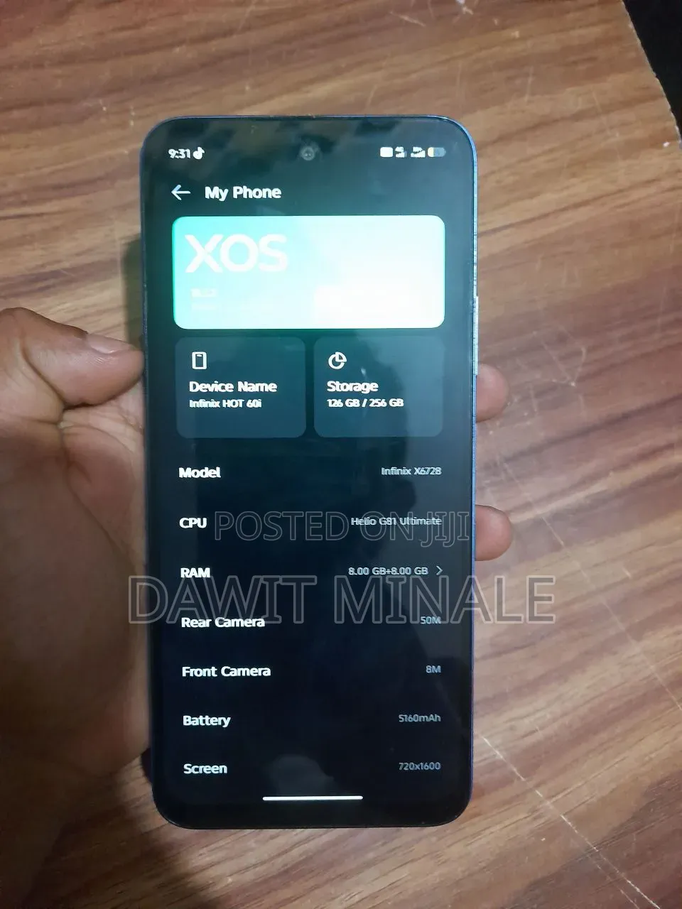 Infinix Hot 60i 256 GB Blue