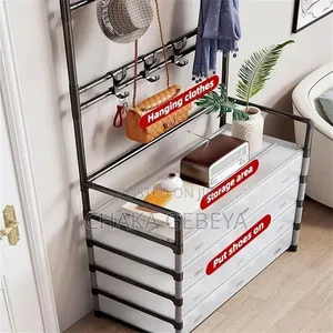የጫማ ማስቀመጫ - 6 Layers, Easy Assembly, Space-Saving