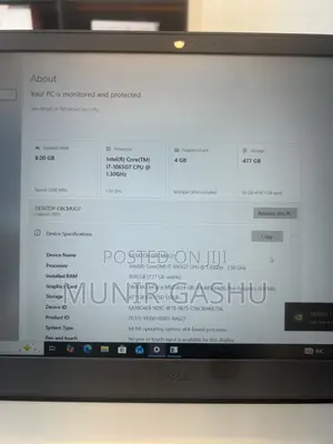 Laptop Dell Inspiron 15 8GB Intel Core i7 SSD 512GB