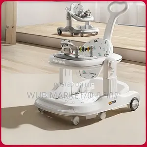 4-in-1 Multifunctional Baby Walker ሁለገብ የልጆች ዘመናዊ መለማመጃ ጀሬሎ